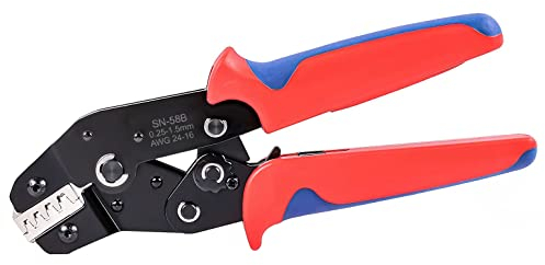 windmeile | SN-58B Pince à sertir, cliquet, pour Dupont, JST, MOLEX, Pince à sertir, Outil de sertissage, E-Bike, Pedelec