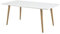 Selsey Skandinavischer Esstisch - Tinjan - 160x100 cm - weiß