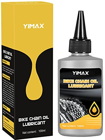Fahrrad Kettenöl, YIMAX Fahrradketten Öl 100 ml Fahrrad Kettenfett, Fahrradkettenöl, Fahrrad Lagerfett für alle Arten von Fahrrädern - Formuliert für alle Wetterbedingungen