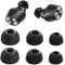 Schaumstoff-Ohrstöpsel für Sennheiser Momentum True Wireless2 Ersatzspitzen Sennheiser Earbuds Momentum CX400BT CX True Wireless Fit Case 3 Paar LMS Schwarz