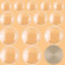 30 Stück runde dimensionale Shaker-Kuppeln und 17 Stück/Set Kreise Stanzformen für Kartenherstellung DIY Scrapbooking 3 Größen Kunststoff klar Puffy Shaker Abdeckungen Shaker Fenster Blister
