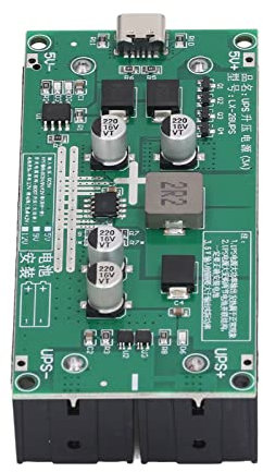 Lithium-Batterielademodul, Elektronisches Bauteil Modul Boost, 15 W 3 A Hochleistungs-USV-Batterie-Boost-Lademodul Step-Up-Ladeplatine (9V)