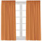 2 Stück Vorhänge Verdunkelungsvorhänge 140x245cm Gardine Blickdicht - Kräuselband Gardinen Verdunkelung Vorhang Verdunkelungsgardine Wohnzimmer Schlafzimmer Kälteschutz (2, Orange)
