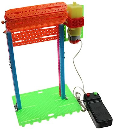 Amagogo Persiana Enrollable eléctrica, Juguete de Aprendizaje, Puertas enrollables telecticas, estimulan la imaginación, Herramienta Manual, vástago DIY para