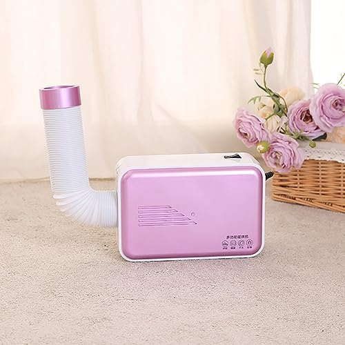 MegLob Combo De Secador Portátil Multifuncional, Calentador De Lavandería Electirc, Dispositivo De Calefacción De Lavadora De 600W, Secadora De Ropa Compacta Conveniente,Púrpura