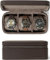 TAWBURY Leder-Uhrenetui für Reisen - Uhrenbox für 3 Uhren | Herren Uhrenkasten | Braunes Leder | Watch Box Travel