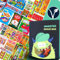 XXL-Mix mit 30 Veganen Süßigkeiten aus aller Welt auch als Geschenkidee z.B. zum Geburtstag - Mischung mit Candy, Sweets und Snacks als vegane Box