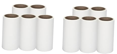 SOLUSTRE 10 60 Blatt heusgen Couch Kleidung aufbalsbares Sofa zerreißbares Klebepapier Reinigungsband für Abziehwalzen Kleider Aufkleber klebrige Rolle Dip-Roller Klebriges Papier