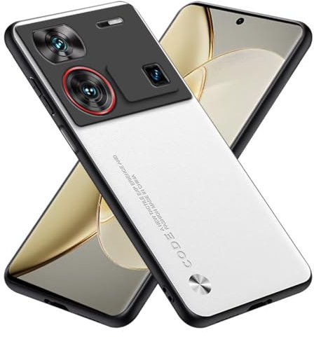 RankOne Coque Compatible avec Nubia Z60 Ultra/Leading Version/Photographer Edition (6.8), Etui en Silicone Housse - Blanc
