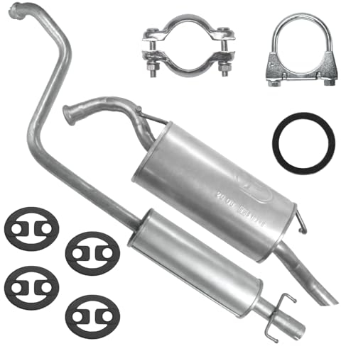 Polmo Schalldämpferset Auspuffanlage Auspuff für Yaris Verso 1 I P2 1999-2005 1.3 1.5