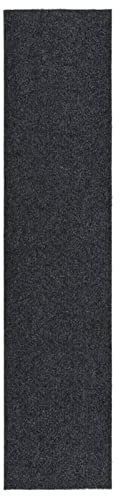 ZEYUAN Alfombra de Pasillo, Alfombra Cocina, Alfombra Antifatiga, Alfombra Cocina Antideslizante, atrapa Suciedad 100x450 cm Gris Antracita