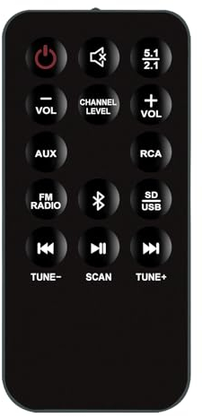 VINABTY Replacement Remote Control Compatible with Logitech Z607 5.1 Surround Sound Speaker