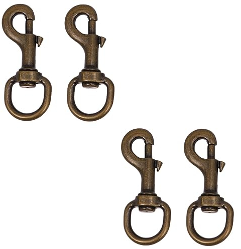 INOOMP 4stücke Teiliges Pet Collar Haken Mit Drehgelenken Für Von Hunden Und Katzen Langlebig Und Korrosionsbeständig Bronze
