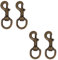 INOOMP 4stücke Teiliges Pet Collar Haken Mit Drehgelenken Für Von Hunden Und Katzen Langlebig Und Korrosionsbeständig Bronze