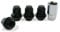 Precision - Black Locking Wheel Nuts - Intended for Ford Models - M12 x 1.5 - Compatible with Ford Wheels