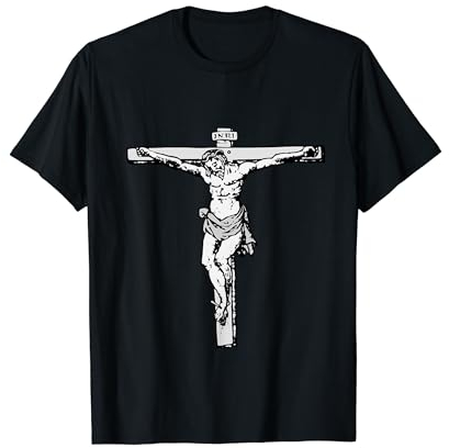 Herr Jesus Christus von Nazareth Kruzifix INRI Kreuz T-Shirt