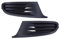 Lüftungsgitter Stoßstange Gitter Nebelscheinwerfer Blende Stoßfänger Grill Stoßstangengitter Front Kühlergrill schwarz vorne links und rechts für Golf 6 2008 2009 2010 2011 2012 2013