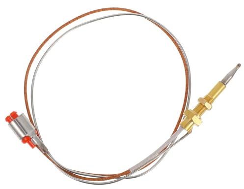 Zündnadel mit Thermoelement 40cm für Kamin und Grill, 1 Stück | Keramik, ABS und Kupfer, Präziser Kopf, Integrierter Flammenausfallschutz, Schnelle Reparatur