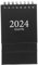 KICHOUSE 2024 Mini Englisch Schreibtisch Kalender Kompakte Größe Dekorative Stand Kalender Memo Pad