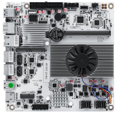 AdvanElink N305 Industrial Motherboard NAS, 8 Cores Low-Power Prozessor, 2 x SFF-8643 (8 x SATA3.0), 2 x M.2 NVMe/PCIE3.0, 1 x 10G Ethernet Port, 2 x 2.5G i226, DDR5