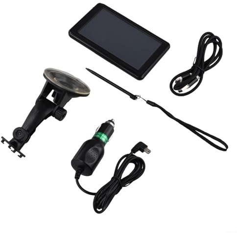 5 Inch GPS Navigation Device with UK Maps, 8GB Storage, 128MB For RAM, 800x480 TFT Screen, FM Transmitter, For SD Card Slot, Car and Truck