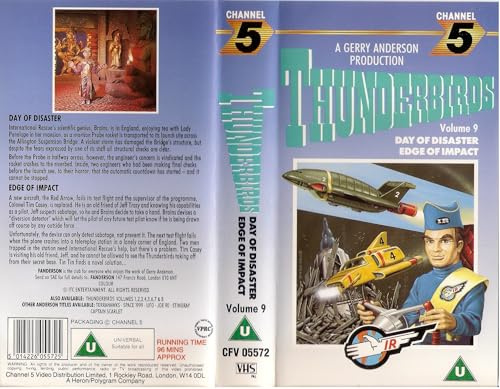 Thunderbirds: Volume 9 - Day Of Disaster/Edge Of Impact [VHS]