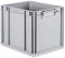 aidB Eurobox NextGen Grip, 400x300x320 mm, Griffe geschlossen, robuste Plastikbox aus Kunststoff mit ergonomischen Griffen, stapelbare Kunststoffkiste, ideal für die Industrie, 1St.