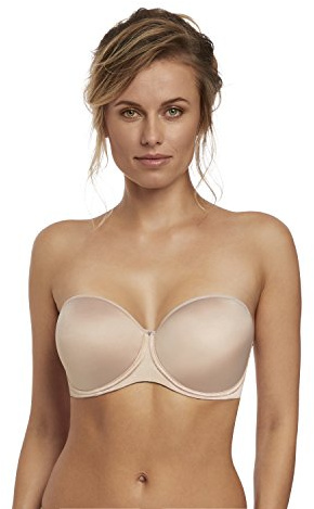 Fantasie Damen Aura Moulded Underwire Multi-Way Strapless Bra T-Shirt BH, Naturfarben/Beige, 80E