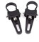 Support de de Lumière, Keenso Colliers de serrage Supports de Fixation pour Lampes de Travail Tube Pince Barre de Support de Cage 1 -3 Pinces (1Inch)