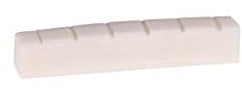 Alnicov 6 String Electric Bone Nut Cattle Bone Slotted Replacement (43mm, Unbleached)