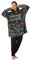Marvel Oversized Blanket Hoodie for Men Captain America Iron Man (Grey Aop)