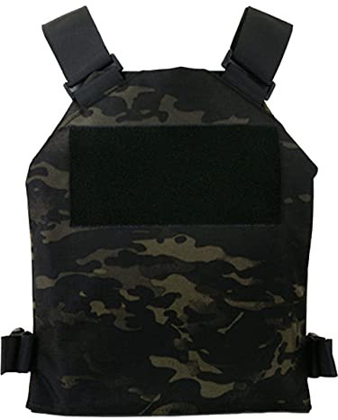 8Fields Tactical MOLLE Plate Carrier w/ Mock Insert; Multicam Black, One Size