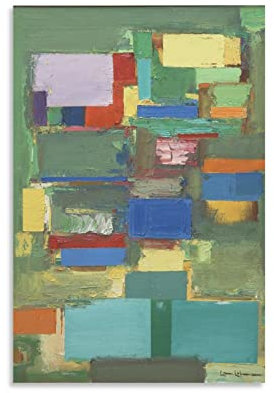 SHENGJIU Hans Hofmann Poster Abstrakt Expressionist Maler (5) Leinwand Wandkunst Drucke Poster Foto Bild Malerei Poster Zimmer