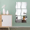 SSyang Adesivi da Parete a Specchio Grande,12 Pezzi 3D Mirror Art Fai da te per la Casa Decorativa in Acrilico a Specchio da Parete in per Casa,Soggiorno,Camera da Letto,Divano Decorazione da Parete