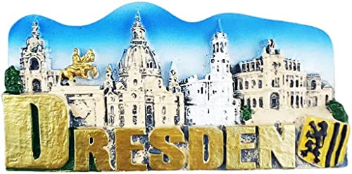 Dresden Deutschland Dresden Magnet Kühlschrank Kühlschrank Magnet Dekoration Aufkleber Souvenir Harz Basteln Küche Whiteboard