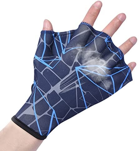 Aqua-Handschuhe,Halb geschnittene Wasserhandschuhe - Gewebte Wasserhandschuhe für Wassergymnastik, Aquafitness und Schwimmtraining Shangjia