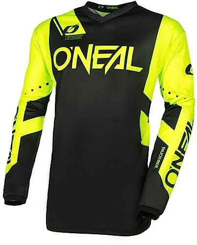 O'NEAL Jungen Element Jugend Dirt Bike Jersey, Schwarz/Neon, Large