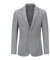 Allthemen Blazer Homme en Laine Silm Fit Veste Formel à Carreaux Deux Boutons pour l'hiver Gris 3XL