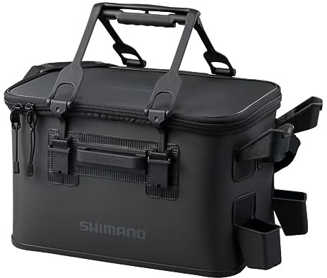 SHIMANO Borsa Porta Canne e Accessori, Tipo Rigido, 4 Supporti, Colore Nero