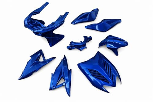 Verkleidungsset 8-teilig Komplett Blau passend für Yamaha Aerox MBK Nitro 50 5BR SA14
