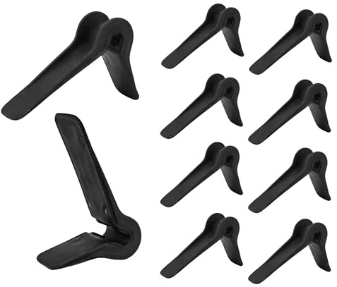 Lasiprofi Kantenschutzecke 90/55 Kunststoff, schwarz | Set 10 | für 25 mm Gurtband | Kantenschutzwinkel | Kantengleiter für Zurrgurte | Ladungssicherung | Kantenschoner | Gurtschoner für Lkw