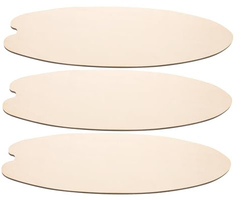 GRIRIW 3St Surfbrett-Wandbehang Rohlinge für Surfbretter aus Holz Surfbrett-Strandschilder surfbrett kinder surfboard kinder Wohnkultur Vintage- hängende Plakette Hauswandschilder