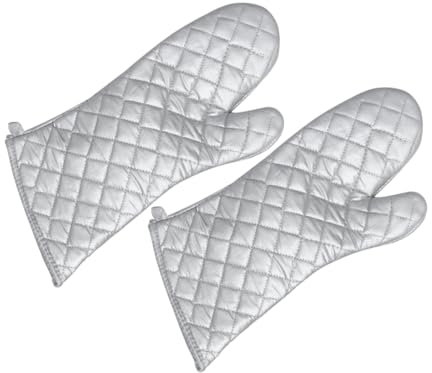 Cabilock 1 Paar hitzebeständige Handschuhe W?rme Resistant küche Mitts Topf Halter Handschuhe grillhandschuhe Backhandschuhe wärmeisolierende Handschuhe Ofenhandschuhe verdicken Werkzeug