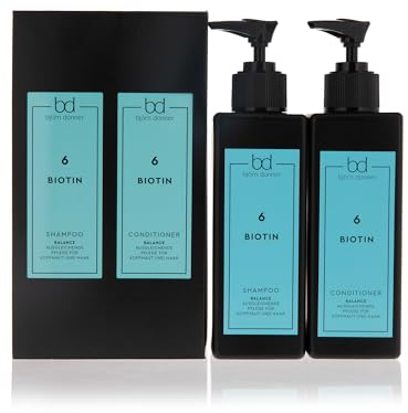 Björn Donner Balance Shampoo & Conditioner mit dem Schönheitsvitamin Biotin, für kräftiges & gesundes Haar