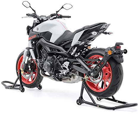 Set Motorrad Montageständer vorne und hinten + Abdeckplane XL ConStands SM22