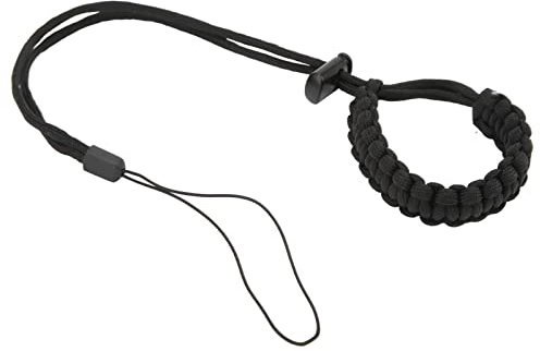 Akozon Handschlaufe, Tauchen für Handy-Action-Kamera-Serie. Strap Dive, Handgewebtes Schlüsselband (Black)