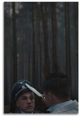 Zamm Inglorious Basterds Leinwand-Poster, Wandkunst, dekoratives Gemälde, Schlafzimmer, Poster, 60 x 90 cm, ungerahmter Stil