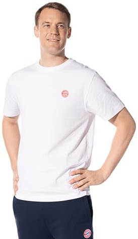 FC Bayern München | T-Shirt Essential Classic | Herren | Weiß