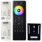 GIDEALED 4-Zonen 2.4GHz Drahtlose RF Fernbedienung+2 Pcs RGB LED Controller Kit,Gruppensteuerung/Einzelsteuerung 5050SMD FCOB COB 4Pin (+V R G B) RGB LED Streifen DC5V DC12V DC24V Dimmung Farbwechsel