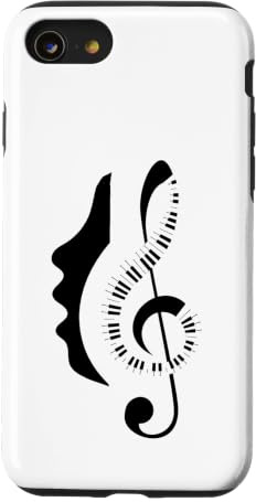 Hülle für iPhone SE (2020) / 7 / 8 Musiknoten Musik Musiker Notenschlüssel Noten
